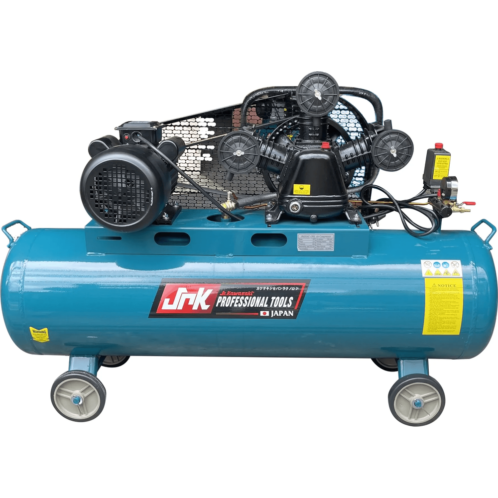 JR Kawasaki JRKHAC-150L 4HP Belt Driven Air Compressor - KHM Megatools Corp. JR Kawasaki JRKHAC-150L 4HP Belt Driven Air Compressor - KHM Megatools Corp.